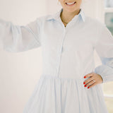 Garden Views Bubble Striped Dress - Dresses - Able