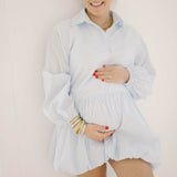 Garden Views Bubble Striped Dress - Dresses - Able