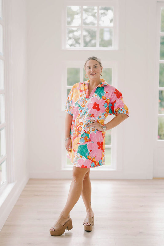 Gardenscapes T-shirt Dress - Dresses - Adrienne