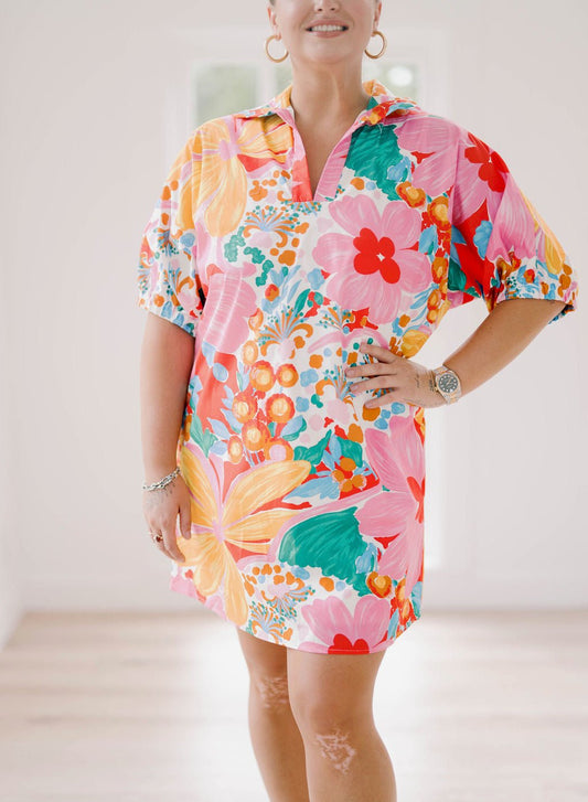 Gardenscapes T-shirt Dress - Dresses - Adrienne