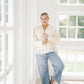 Gather Together Tulle Hem Cardigan - Tops - Sweaters - Heyson