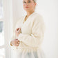Gather Together Tulle Hem Cardigan - Tops - Sweaters - Heyson