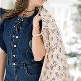 Giddy Up Quilted Horse Jacket - Outerwear - Jackets - Blue B