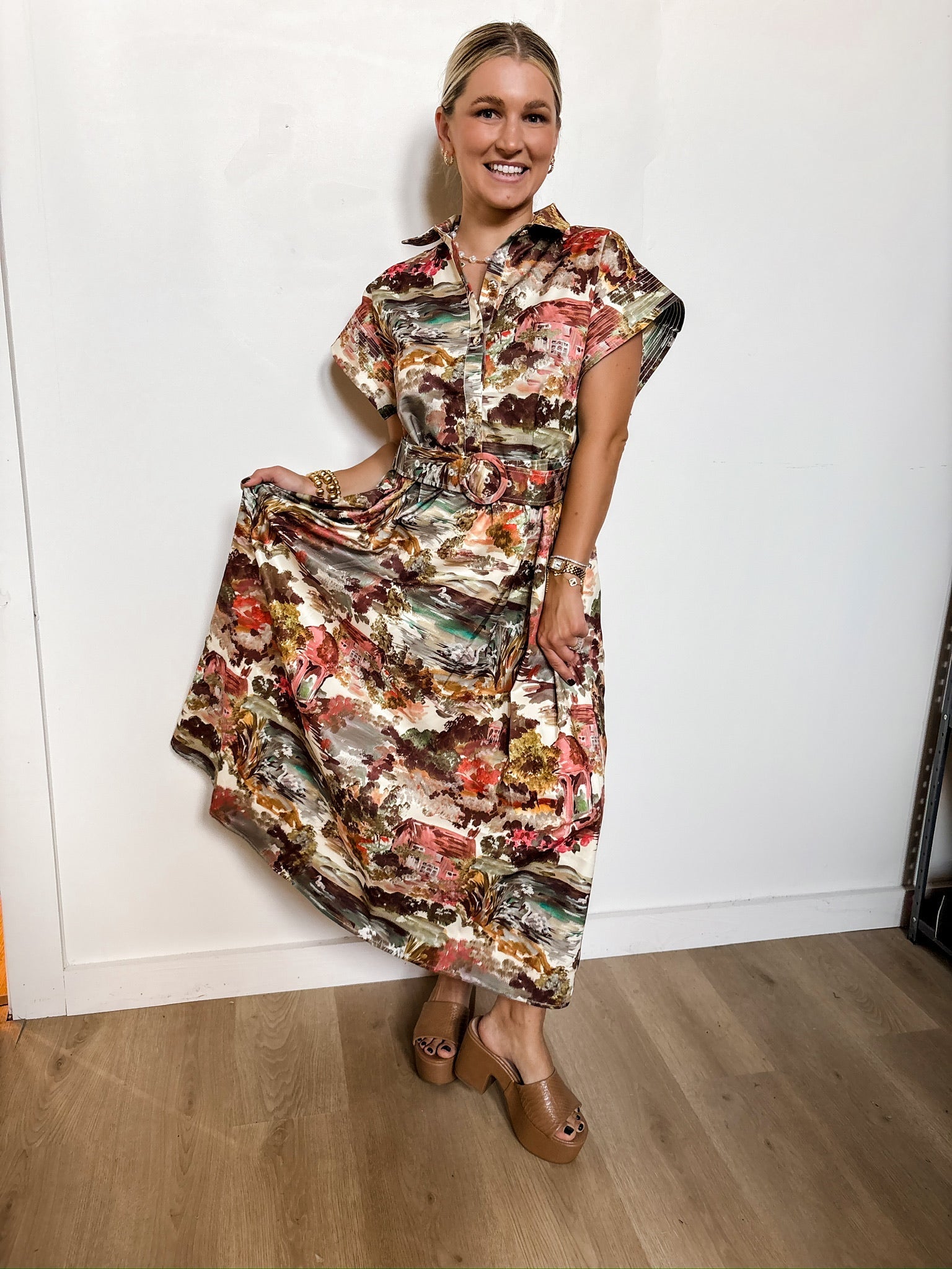 Giving Thanks Cottage Midi Dress - Dresses - Strut & Bolt
