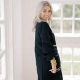Giving Thanks Embroidered Mini Dress - Dresses - Able