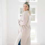 Giving Thanks Stripe Midi Shirt Dress - Dresses - Illa Illa