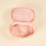 Glam & Go Quilted Cosmetic Bag - Bouquet Beauty Sage - Accessories - Travel - Darling Effect