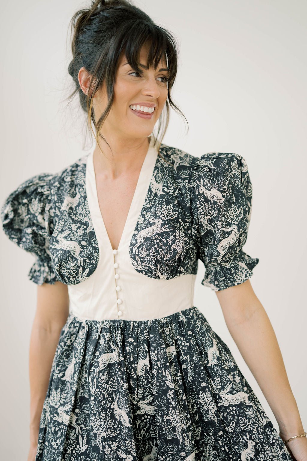 Glory Days Collar Rabbit Dress