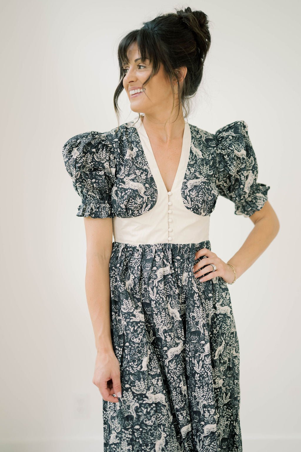Glory Days Collar Rabbit Dress - Dresses - Aureum