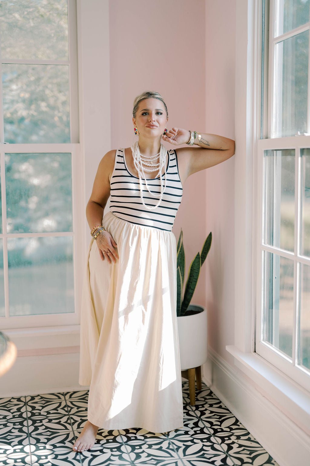 Glory Days Striped Tank Maxi Dress - Dresses - Hunter & Brown