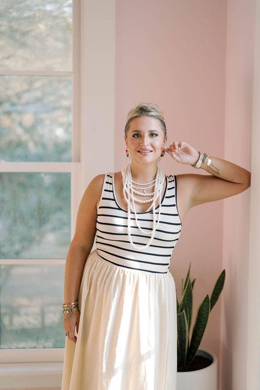 Glory Days Striped Tank Maxi Dress - Dresses - Hunter & Brown