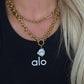 Gold Ashley Links Pearl Drop Necklace - Jewelry - Necklaces - Chansutt Pearls