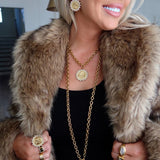 Gold Coin Rhinestone Ring - Jewelry - Rings - Chansutt Pearls