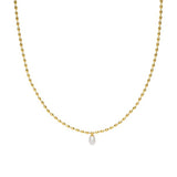 Gold Pearl Pendant Necklace - Jewelry - Necklaces - Brenda Grands Jewelry