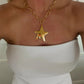 Gold Star Statement Necklace - Jewelry - Necklaces - Chansutt Pearls