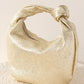 Chrissy Knotted Metallic Gold Tote