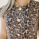 Golden Days Leopard Dress - Dresses - She & Sky