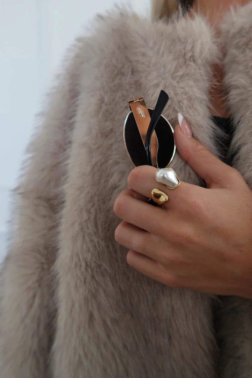 Gold/Pearl Addison Ring - Jewelry - Rings - Chansutt Pearls