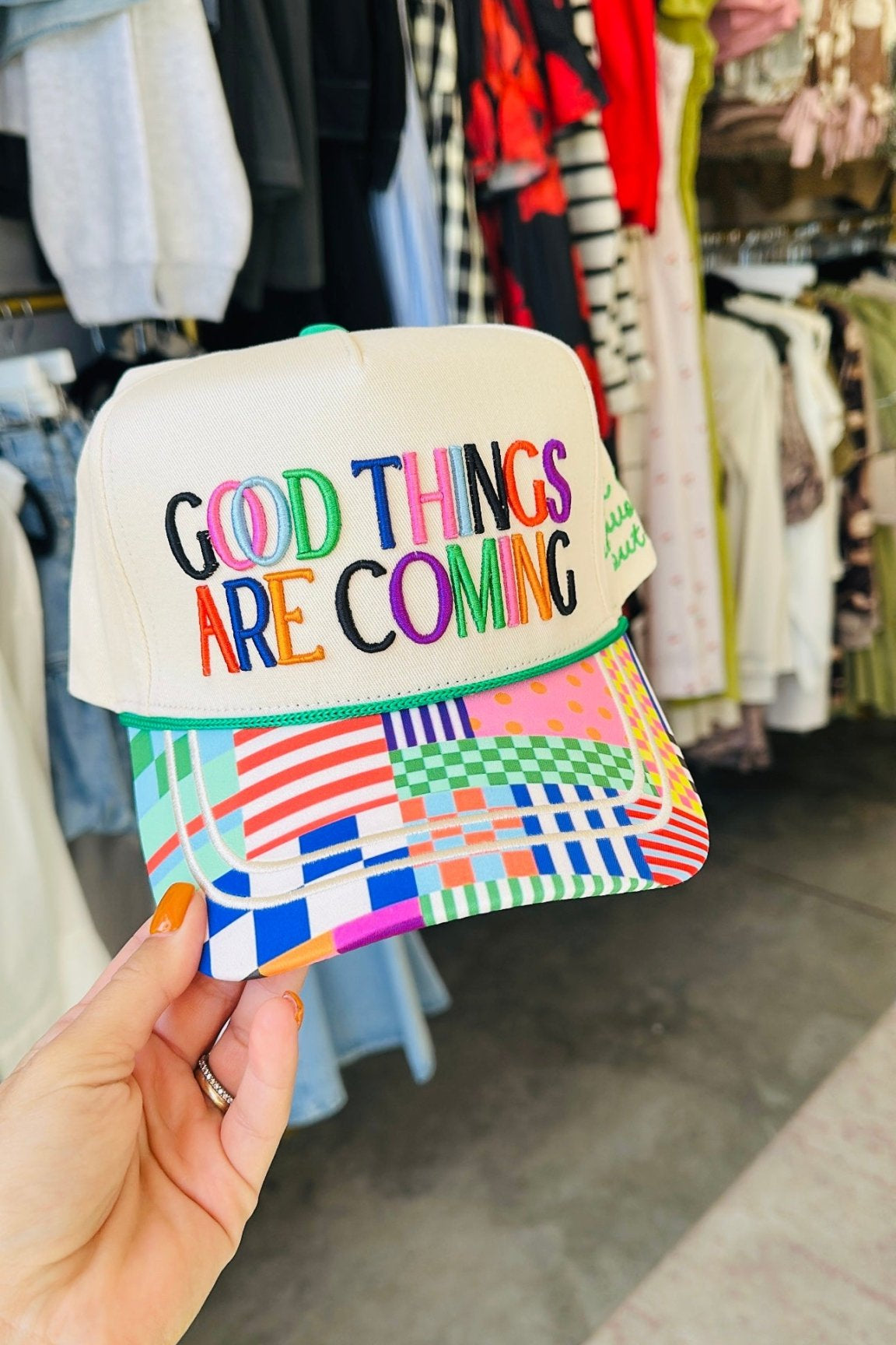 Good Things Coming Trucker Hat - Accessories - Hats - Poppy & Pine
