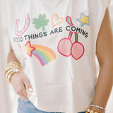Good Things Muscle Tee - Tops - Tanks - Poppy & Pine