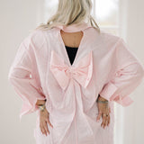 Graceful Ease Bow Back Top - Tops - Blouses - Q2