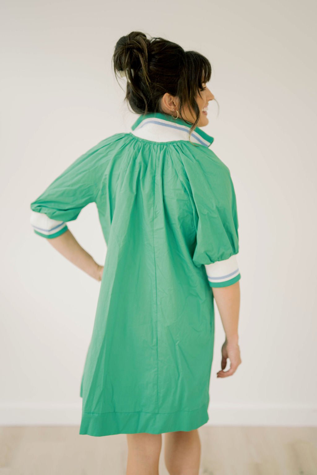 Green Days Tshirt Dress - Dresses - She & Sky