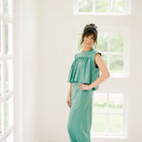 Green Mamba Flowy Top - Tops - Blouses - Adrienne