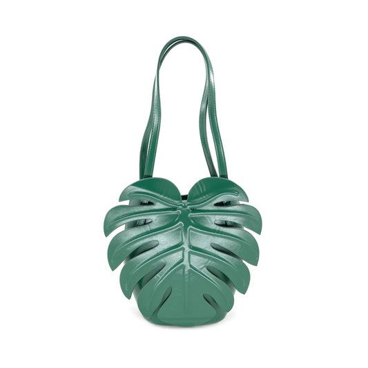 Green Palm Leaf Bag