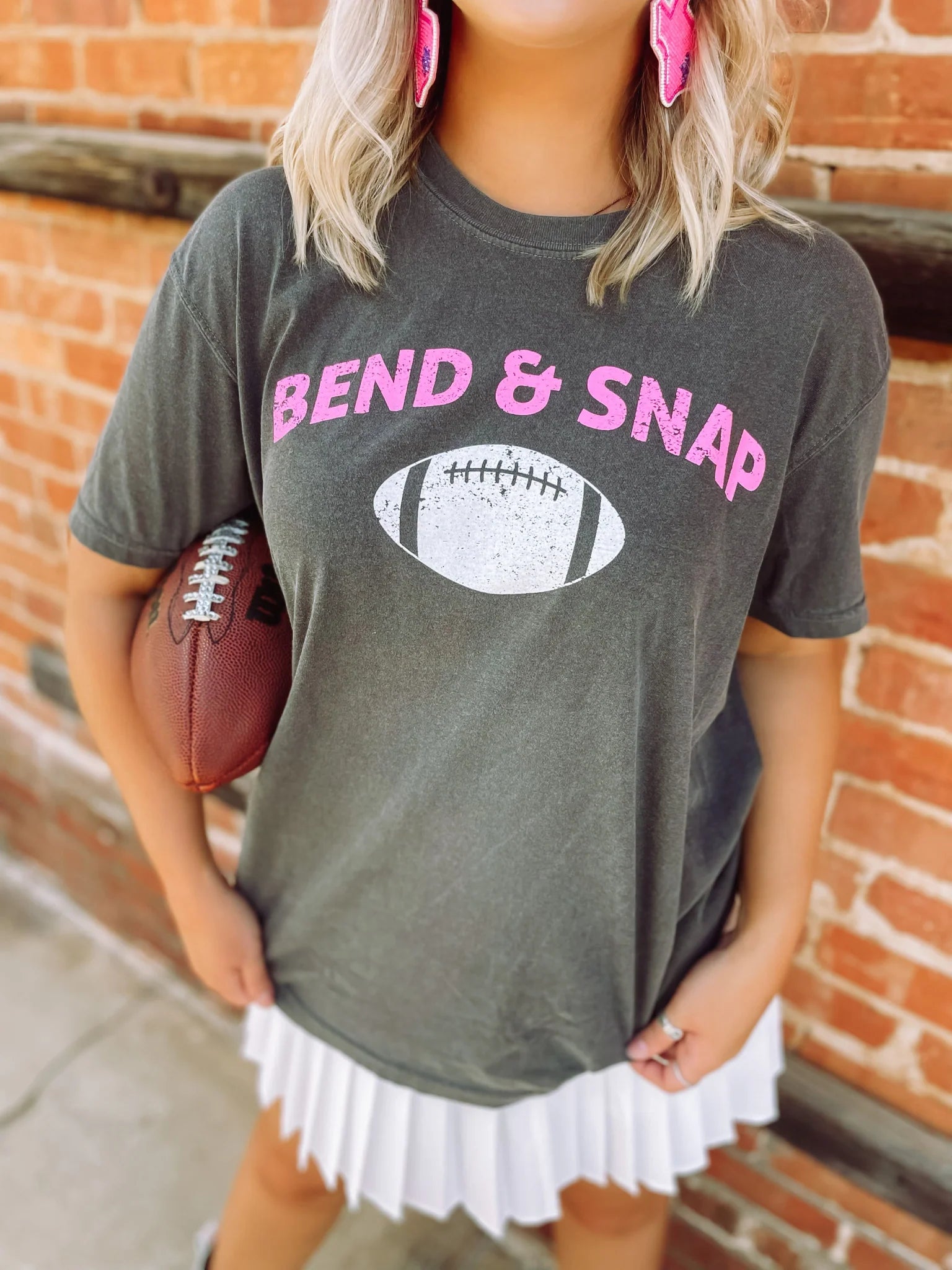 Playing football? What? Like it's hard?  This sassy + comical football tee is a game day ESSENTIAL!