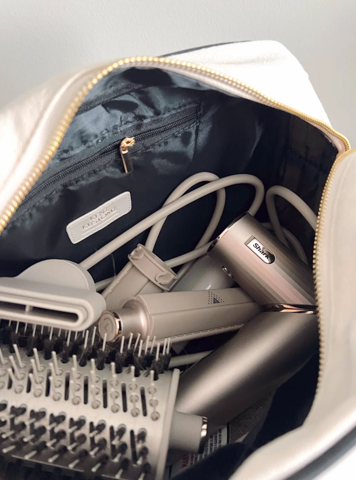 HAIR Black Canvas XL Travel Bag - Accessories - Travel - Kenz Kustomz