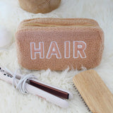 HAIR Tan Sherpa Large Travel Bag - Accessories - Travel - Kenz Kustomz