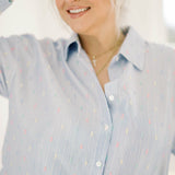 Happy Moments Striped Top - Tops - Blouses - Able