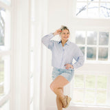 Happy Moments Striped Top - Tops - Blouses - Able