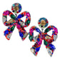Hayley Bow Earrings Multi Beaded - Jewelry - Earrings - Gaby & Grace