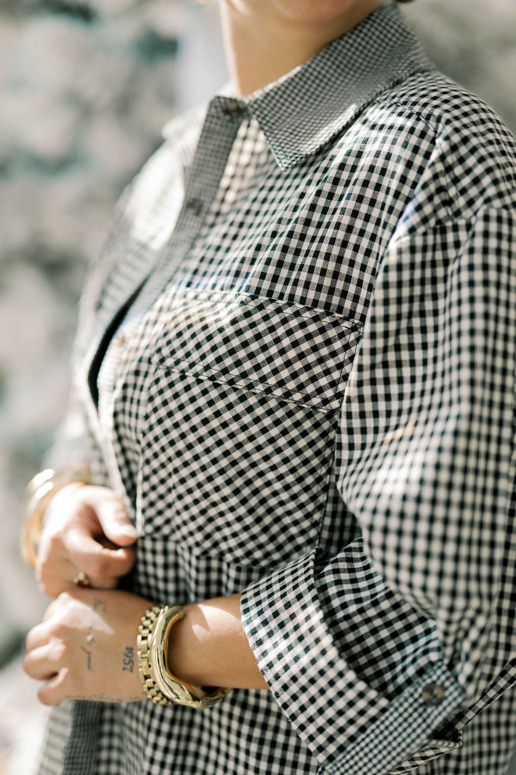 Hayride Cutie Button Down Top - Tops - Blouses - She & Sky