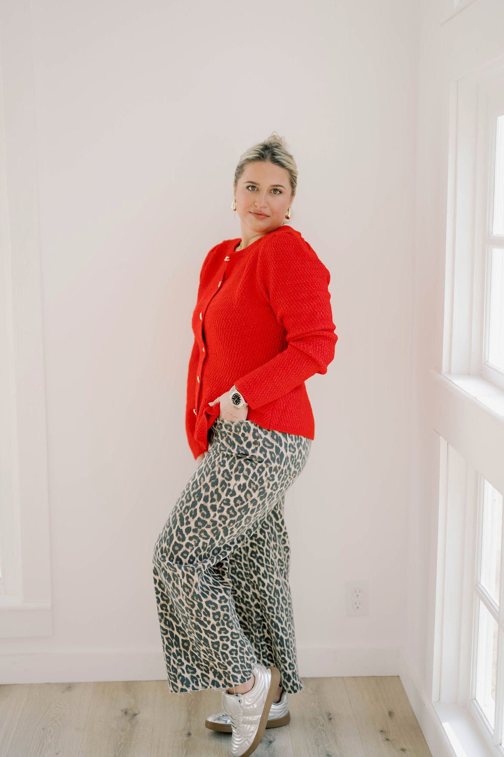 Heart Lovin' Sweater Top - Tops - Sweaters - She & Sky