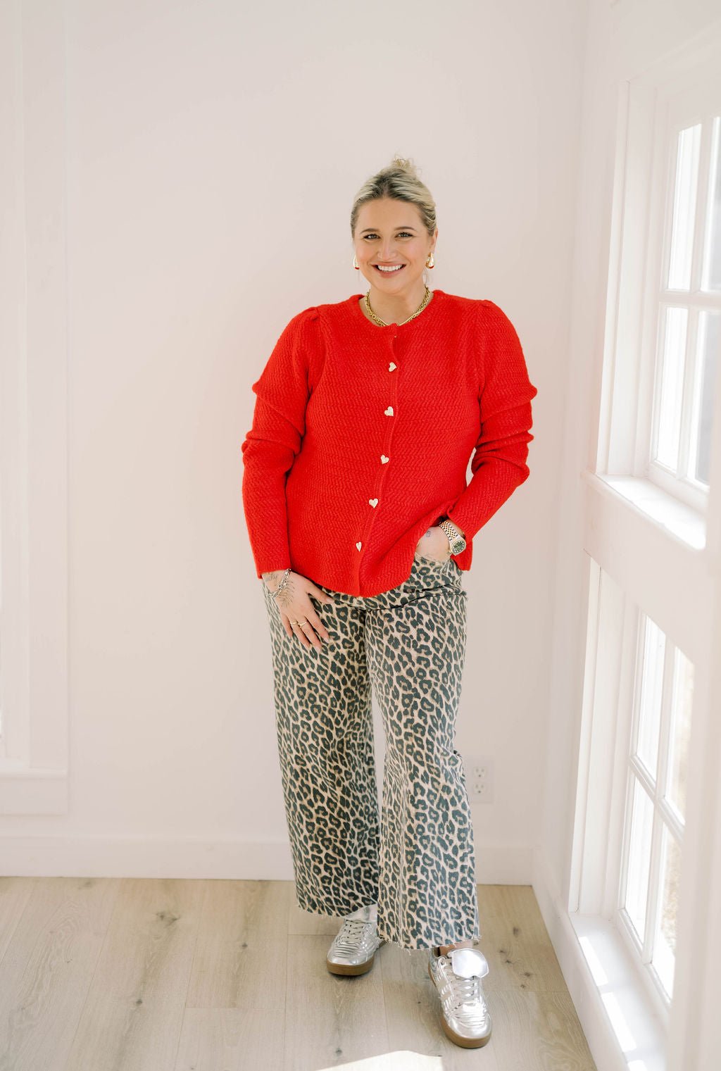 Heart Lovin' Sweater Top - Tops - Sweaters - She & Sky