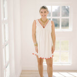 Heart You Embroidered Dress - Tops - Tanks - Needii