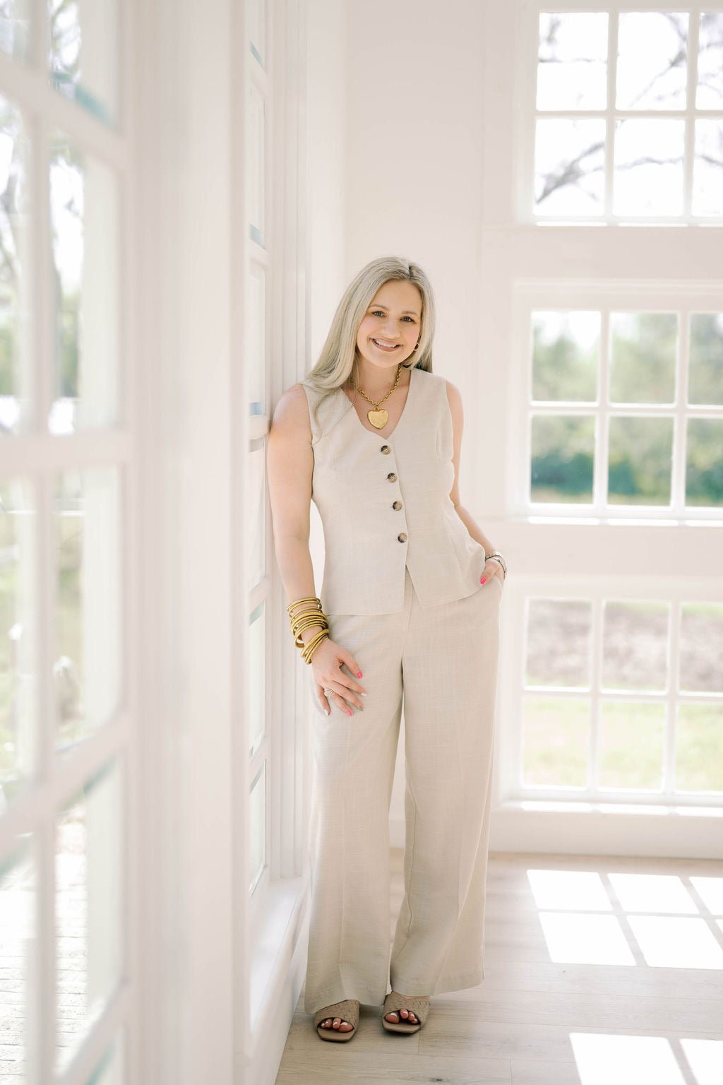 Hello Sunshine Linen Pants - Bottoms - Pants - Blu Pepper