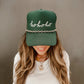 HoHoHo Embroidered Gold Chain Trucker Hat - Accessories - Hats - Summer Tees