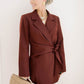 Holiday Bliss Blazer Wrap Dress - Dresses - Needii
