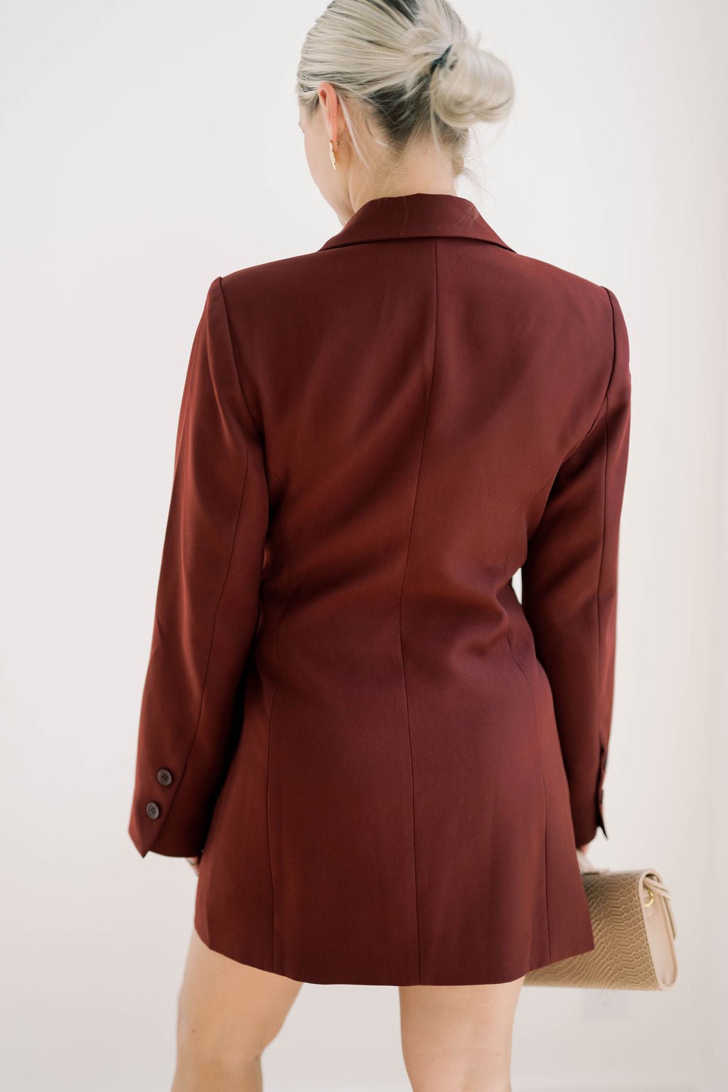 Holiday Bliss Blazer Wrap Dress - Dresses - Needii