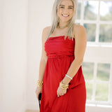 Holiday Time Satin Dress - Dresses - Needii