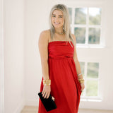 Holiday Time Satin Dress - Dresses - Needii