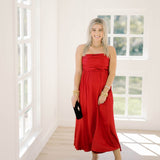 Holiday Time Satin Dress - Dresses - Needii