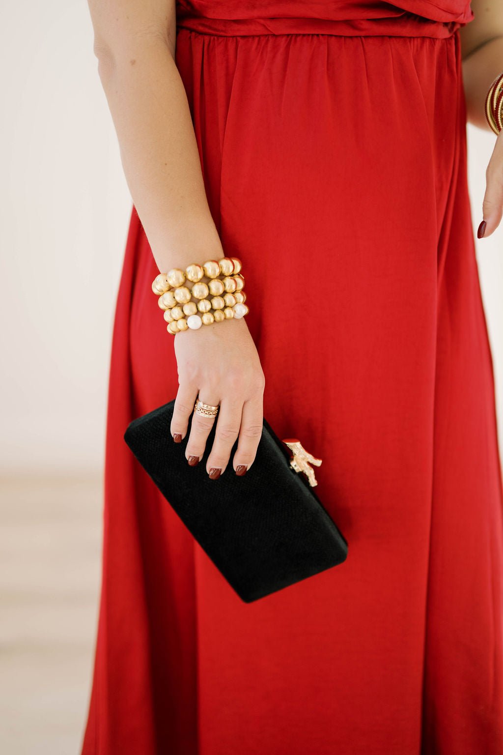 Holiday Time Satin Dress - Dresses - Needii