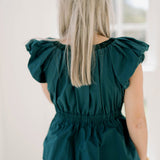 Holiday Time Velvet Bow Layered Ruffle Dress - Dresses - Peach Love CA