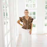 Honeysuckle Fields Top - Tops - Sweaters - Blu Pepper