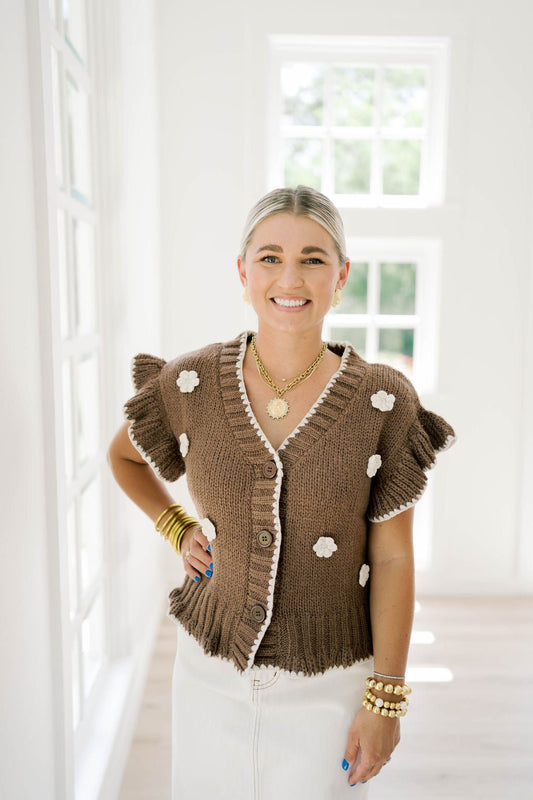 Honeysuckle Fields Top - Tops - Sweaters - Blu Pepper