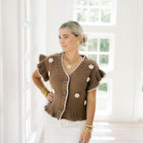 Honeysuckle Fields Top - Tops - Sweaters - Blu Pepper